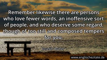 Englisches Zitat von Joseph Butler als Bild