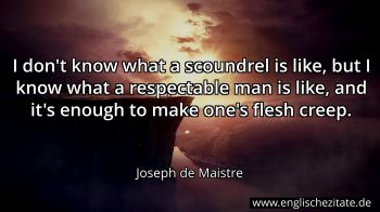 Englisches Zitat von Joseph de Maistre als Bild