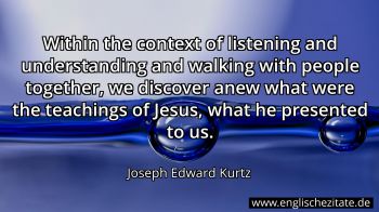 Englisches Zitat von Joseph Edward Kurtz als Bild