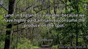 Englisches Zitat von Joseph Hume als Bild