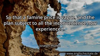Englisches Zitat von Joseph Hume als Bild
