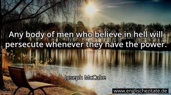 Englisches Zitat von Joseph McCabe als Bild