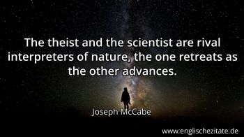 Englisches Zitat von Joseph McCabe als Bild