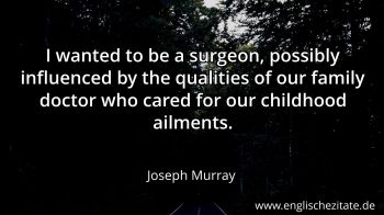 Englisches Zitat von Joseph Murray als Bild