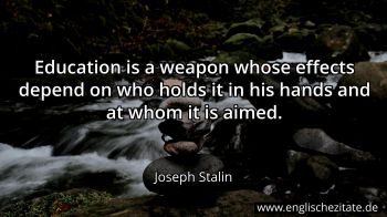 Englisches Zitat von Joseph Stalin als Bild