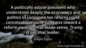 Englisches Zitat von Joseph Stiglitz als Bild