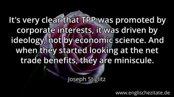 Englisches Zitat von Joseph Stiglitz als Bild