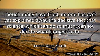 Englisches Zitat von Joseph Wood Krutch als Bild