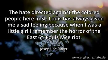 Englisches Zitat von Josephine Baker als Bild