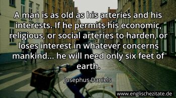 Englisches Zitat von Josephus Daniels als Bild