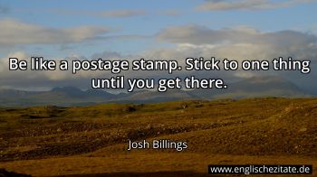 Englisches Zitat von Josh Billings als Bild