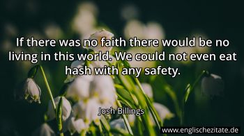 Englisches Zitat von Josh Billings als Bild