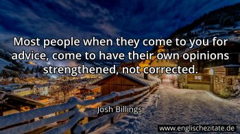 Englisches Zitat von Josh Billings als Bild