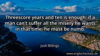 Englisches Zitat von Josh Billings als Bild