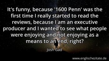 Englisches Zitat von Josh Gad als Bild