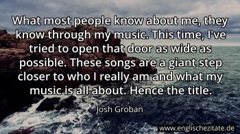 Englisches Zitat von Josh Groban als Bild