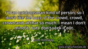 Englisches Zitat von Josh Holloway als Bild