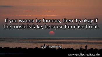 Englisches Zitat von Josh Homme als Bild
