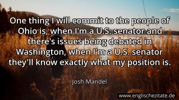 Englisches Zitat von Josh Mandel als Bild