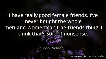 Englisches Zitat von Josh Radnor als Bild