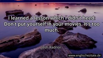 Englisches Zitat von Josh Radnor als Bild