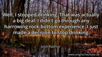 Englisches Zitat von Josh Radnor als Bild