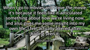 Englisches Zitat von Josh Radnor als Bild