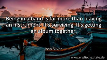 Englisches Zitat von Josh Silver als Bild