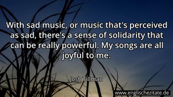 Englisches Zitat von Josh Tillman als Bild