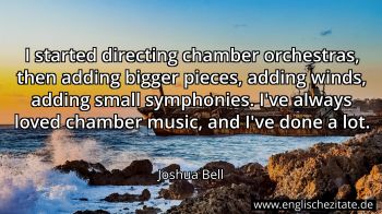 Englisches Zitat von Joshua Bell als Bild