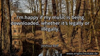 Englisches Zitat von Joshua Bell als Bild