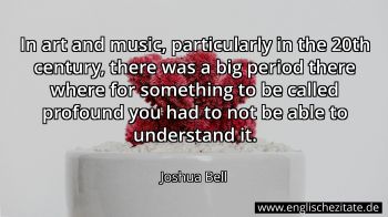 Englisches Zitat von Joshua Bell als Bild