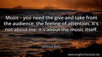 Englisches Zitat von Joshua Bell als Bild