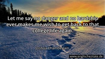 Englisches Zitat von Joshua Chamberlain als Bild