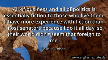 Englisches Zitat von Joshua Cohen als Bild