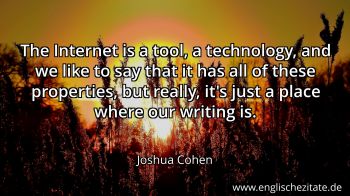 Englisches Zitat von Joshua Cohen als Bild