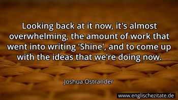 Englisches Zitat von Joshua Ostrander als Bild