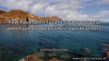 Englisches Zitat von Joshua Reynolds als Bild