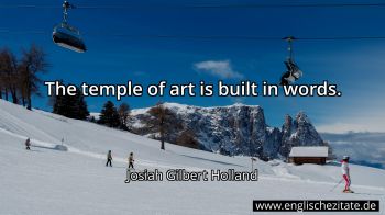 Englisches Zitat von Josiah Gilbert Holland als Bild