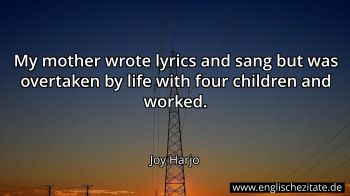 Englisches Zitat von Joy Harjo als Bild