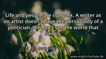Englisches Zitat von Joyce Carol Oates als Bild