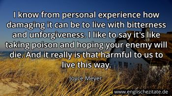 Englisches Zitat von Joyce Meyer als Bild