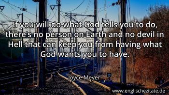 Englisches Zitat von Joyce Meyer als Bild