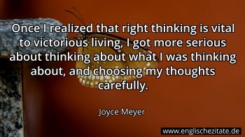 Englisches Zitat von Joyce Meyer als Bild