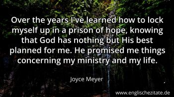 Englisches Zitat von Joyce Meyer als Bild