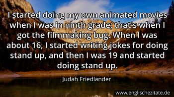 Englisches Zitat von Judah Friedlander als Bild