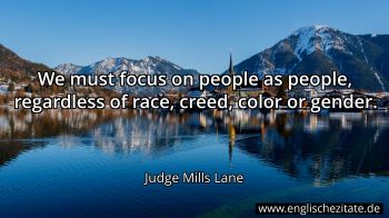 Englisches Zitat von Judge Mills Lane als Bild