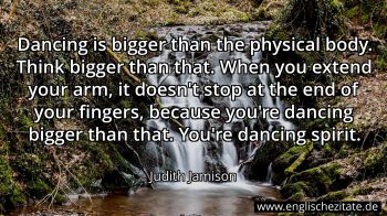 Englisches Zitat von Judith Jamison als Bild