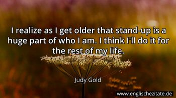 Englisches Zitat von Judy Gold als Bild