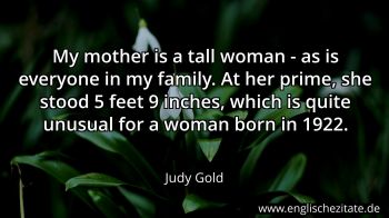 Englisches Zitat von Judy Gold als Bild